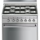 Smeg CX51GVE cucina Built-in cooker Gas Acciaio inox 2