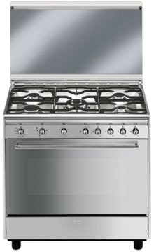 Smeg SX91GVE cucina Gas Acciaio inox