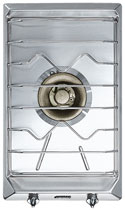 Smeg SRV531X5 piano cottura Acciaio inox Da incasso Gas 1 Fornello(i)