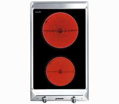 Smeg SEH530X1 piano cottura Acciaio inox Da incasso Ceramica 2 Fornello(i)