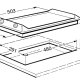 Smeg SEH530X1 piano cottura Acciaio inox Da incasso Ceramica 2 Fornello(i) 3