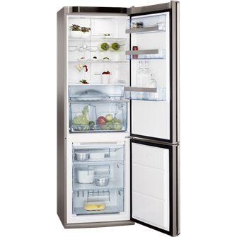 AEG S83200CMM0 frigorifero con congelatore Libera installazione Stainless steel