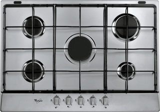 Whirlpool AKR 355/IX Acciaio inox Da incasso Gas 5 Fornello(i)