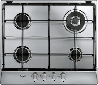 Whirlpool AKR 352/IX Bianco Da incasso Gas 4 Fornello(i)