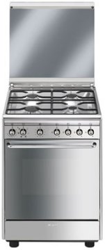 Smeg CX60SV8 cucina Gas Acciaio inox