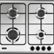 Bompani BI213CF/N piano cottura Acciaio inox Da incasso 60 cm Gas 4 Fornello(i) 2