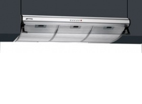 Smeg KSEC91X cappa aspirante Integrato Nero, Acciaio inox 240 m³/h