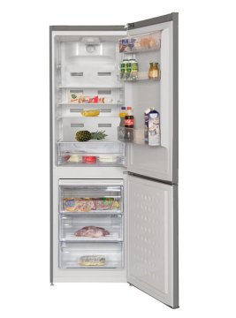 Beko CN232121T frigorifero con congelatore Libera installazione 287 L Stainless steel