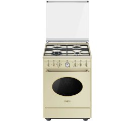 Smeg CO68GMP9 cucina Elettrico Gas Crema