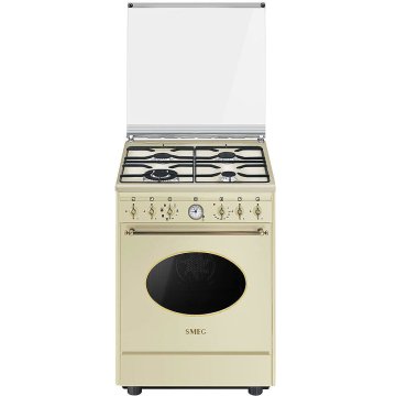 Smeg CO68GMP9 cucina Elettrico Gas Crema