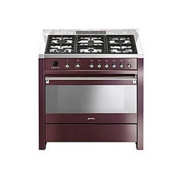 Smeg CS19RW-7 Cucina Gas naturale Gas