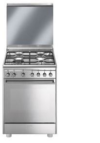 Smeg CX68M8-1 cucina Elettrico Gas Acciaio inox