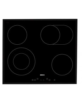 Beko EB 9741 FHL piano cottura Nero Da incasso Ceramica 4 Fornello(i)