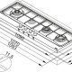 Franke Neptune FHNE 1024 Acciaio inox Da incasso Gas 4 Fornello(i) 3