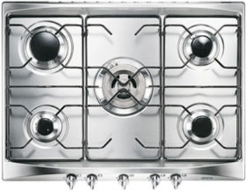 Smeg SR275X piano cottura Acciaio inox Da incasso Gas 5 Fornello(i)