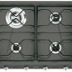 Smeg SRV564TT piano cottura Titanio Da incasso Gas 4 Fornello(i) 2