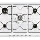 Smeg SRV576EB7 piano cottura Bianco Da incasso Gas 5 Fornello(i) 2