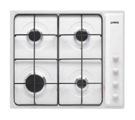 Smeg S64SB piano cottura Bianco Da incasso 60 cm Gas 4 Fornello(i)