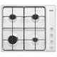 Smeg S64SB piano cottura Bianco Da incasso 60 cm Gas 4 Fornello(i) 2