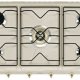 Smeg SRV896AVO piano cottura Beige Da incasso Gas 5 Fornello(i) 2