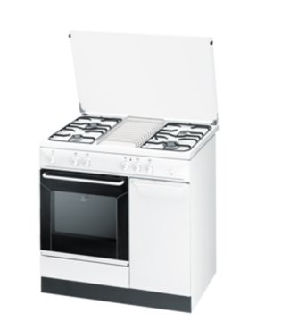 Indesit K9G21S(W)/I S cucina Gas naturale Gas Bianco