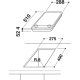 Whirlpool ACM 712/IX Nero Da incasso 30 cm Piano cottura a induzione 2 Fornello(i) 6