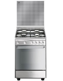 Smeg CX6SV9 cucina Elettrico Gas Acciaio inox