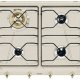 Smeg SRV864AVO piano cottura Beige Da incasso Gas 4 Fornello(i) 2