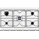 Smeg SRV596EB7 piano cottura Bianco Da incasso Gas 5 Fornello(i) 2