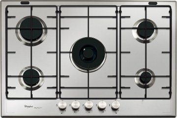 Whirlpool GMF 7521/IXL piano cottura Acciaio inox Da incasso Gas 5 Fornello(i)