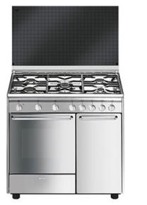 Smeg CX9SV1 cucina Electric,Natural gas Gas Acciaio inox