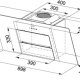 Franke Fusion FFU 905 BX XS Cappa aspirante a parete Nero, Acciaio inox 590 m³/h 3