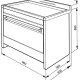 Smeg A1BL-7 cucina Elettrico Gas Nero, Acciaio inox 3