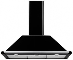 Smeg KT90BL cappa aspirante Cappa aspirante a parete Nero 820 m³/h