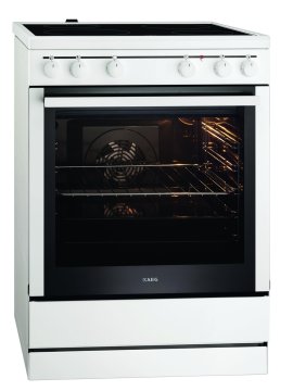 AEG 30006VL-WN Cucina Elettrico Nero, Bianco A