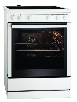 AEG 30006VL-WN Cucina Elettrico Nero, Bianco