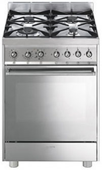 Smeg C6GMXI8-2 cucina Elettrico Gas Acciaio inox