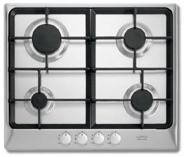 Lofra HDS640 Acciaio inox Da incasso 60 cm Gas 4 Fornello(i)