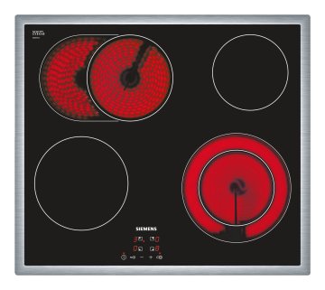 Siemens ET645HN17E piano cottura Nero Da incasso Ceramica 4 Fornello(i)