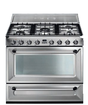 Smeg TRI90X cucina Elettrico Gas Acciaio inox