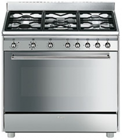 Smeg SX91MF-2 cucina Elettrico Gas Acciaio inox