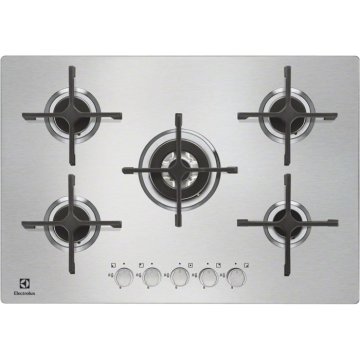 Electrolux EGU7658NOX piano cottura Acciaio inox Da incasso Gas 5 Fornello(i)