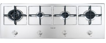 Foster KE.Line.SF Acciaio inox Da incasso Gas 4 Fornello(i)