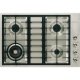 KitchenAid KHPS 7510/I piano cottura Acciaio inox Da incasso Gas 4 Fornello(i) 2
