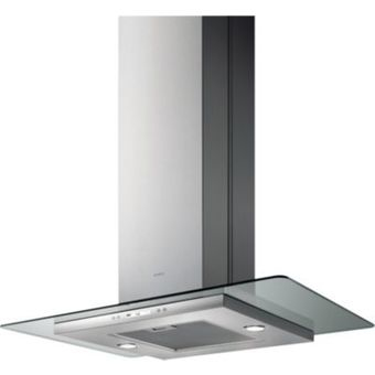 Elica Flat Plus Island IX/A/90 Cappa aspirante a isola Acciaio inox, Trasparente 448 m³/h