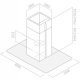 Elica Flat Plus Island IX/A/90 Cappa aspirante a isola Acciaio inox, Trasparente 448 m³/h 3