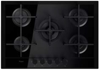 Whirlpool GOF 7523/TB piano cottura Nero Da incasso Gas 5 Fornello(i)