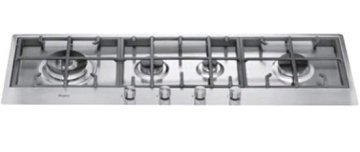 Whirlpool AKM 299/IX piano cottura Acciaio inox Da incasso Gas 4 Fornello(i)