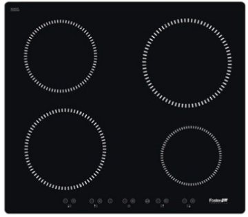 Foster S1000 Induction.IS.4.Q4.FT Nero Da incasso Piano cottura a induzione 4 Fornello(i)