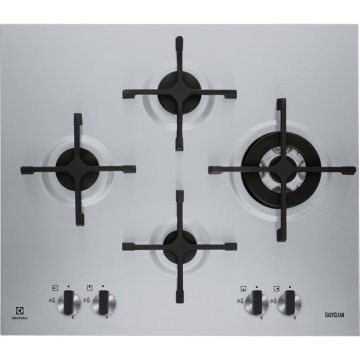 Electrolux EGU6648LXX piano cottura Acciaio inox Da incasso Gas 4 Fornello(i)